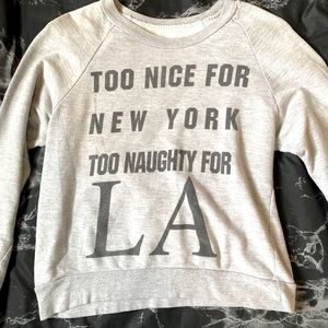 graphic sweater